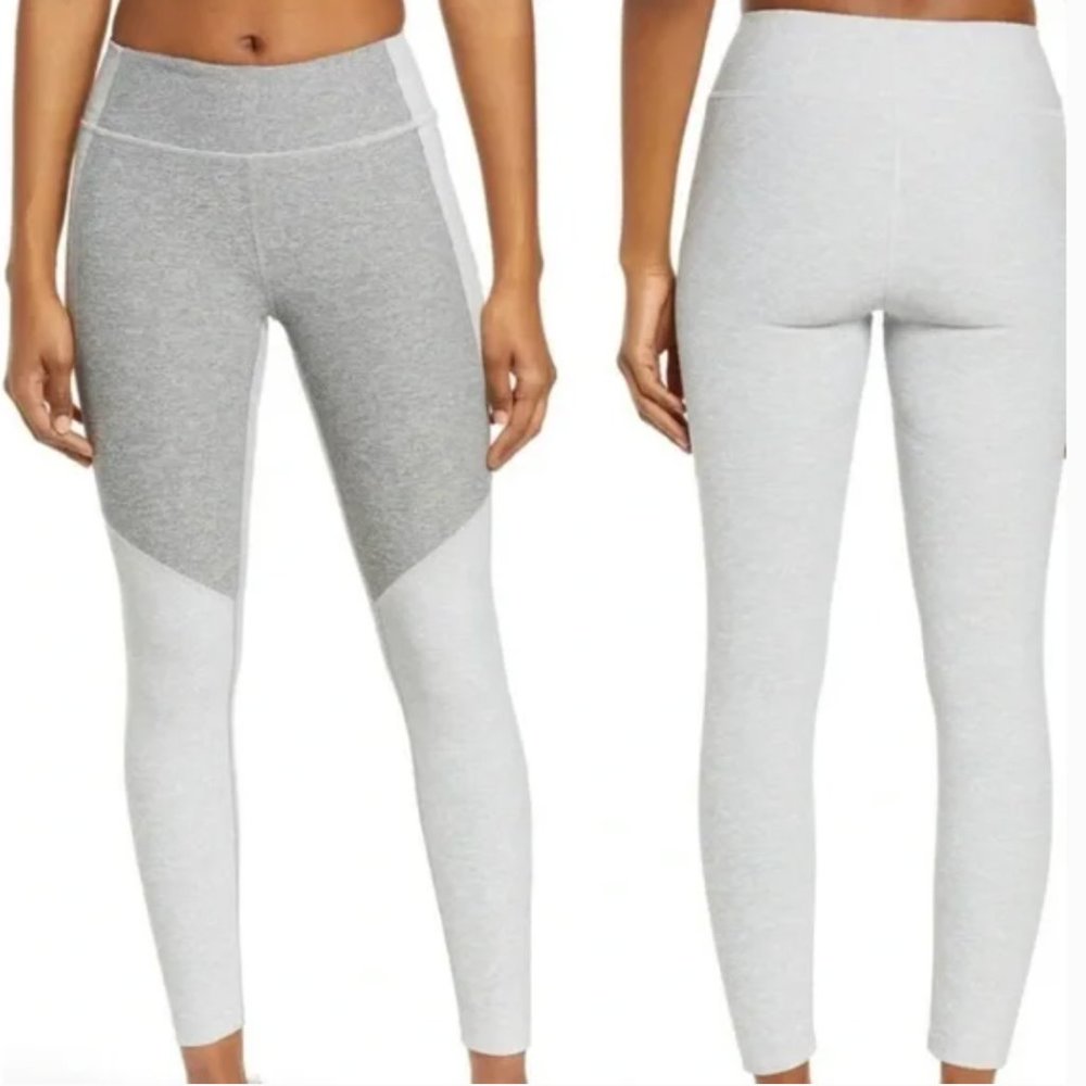 OUTDOOR VOICES Two Tone Color Block Leggings
